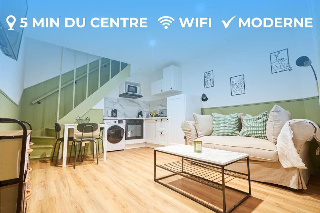 Nouveaute ! Lille T3 Avec Decor Moderne, Wifi Luaran gambar